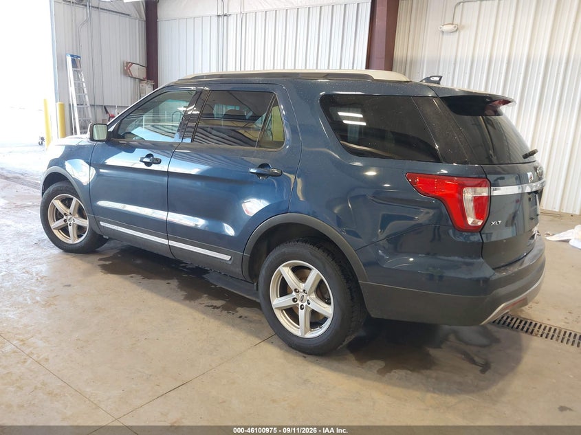 Vin: 1fm5k8d82ggd28192, lot: 46600632, ford explorer xlt 20163