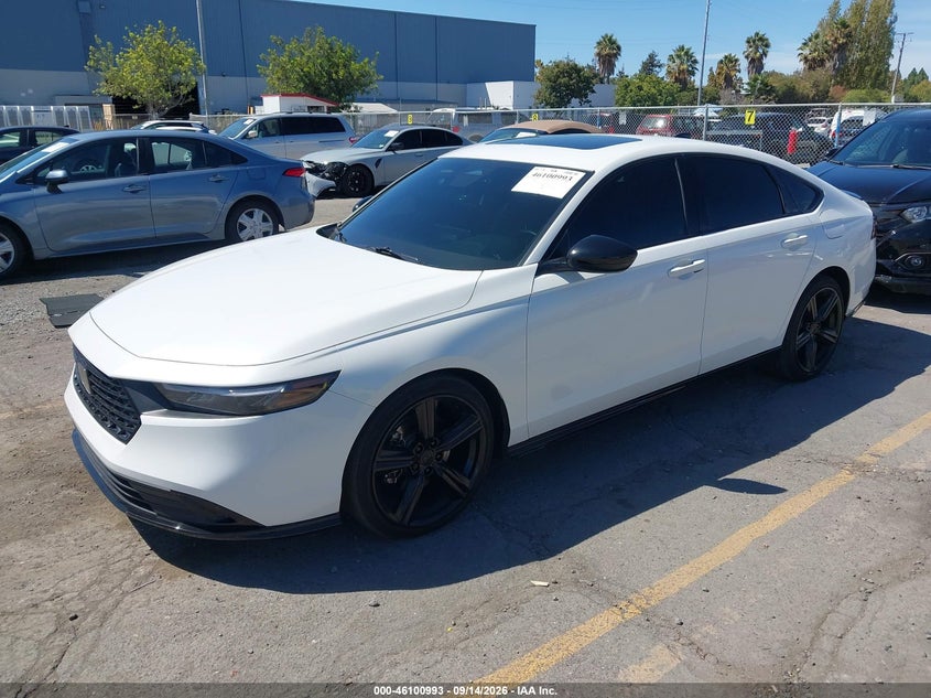 Vin: 1hgcy2f79sa080029, lot: 46600651, honda accord hybrid sport-l 20252
