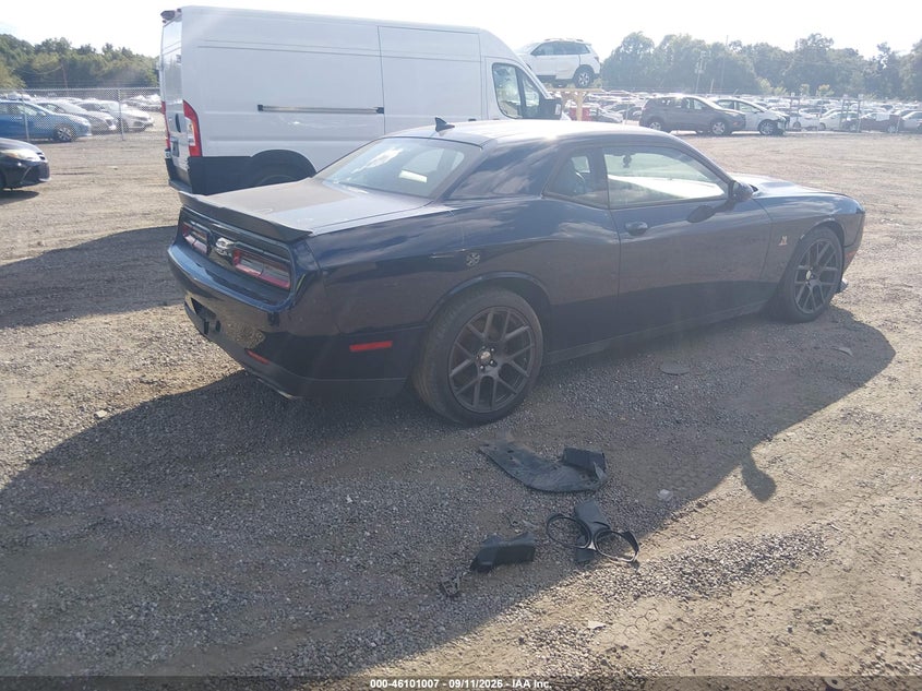Vin: 2c3cdzfj4gh168532, lot: 46600665, dodge challenger r/t scat pack 20164