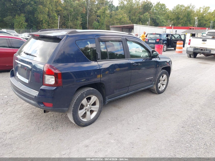 Vin: 1c4njdbb7ed858512, lot: 46600672, jeep compass sport 20144