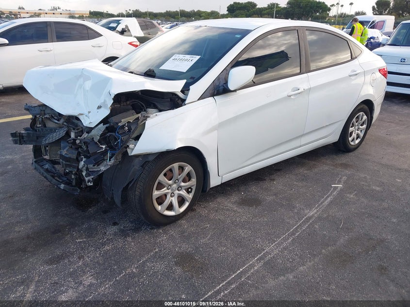 Vin: kmhct4ae7du459218, lot: 46600673, hyundai accent gls 20132