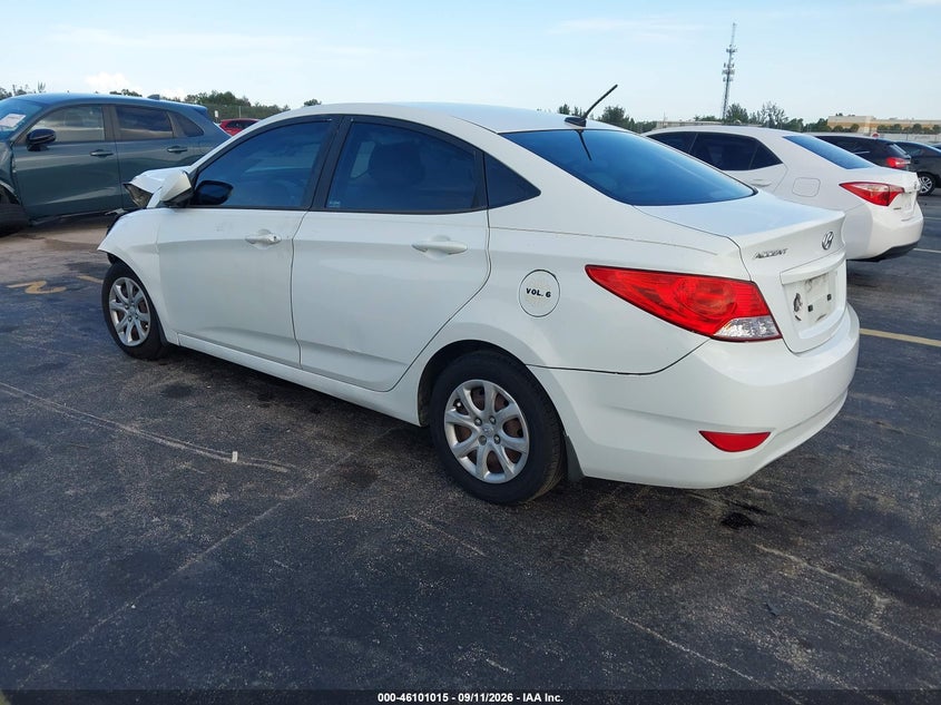 Vin: kmhct4ae7du459218, lot: 46600673, hyundai accent gls 20133