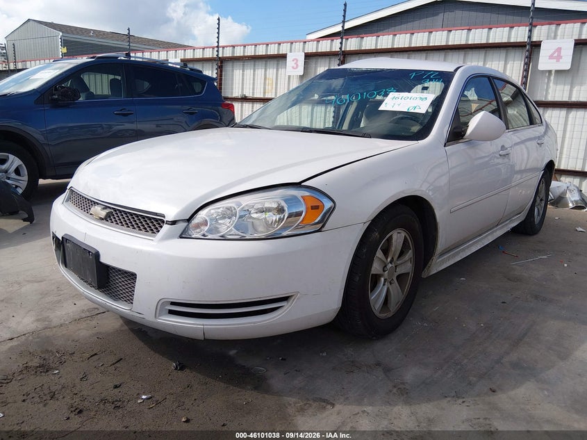 Vin: 2g1wf5e36d1134703, lot: 46600697, chevrolet impala ls 20132