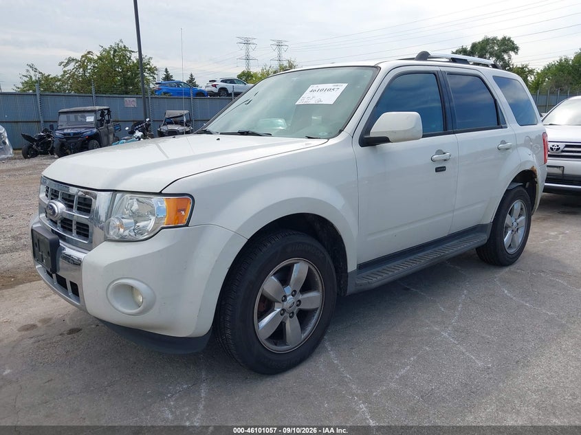 Vin: 1fmcu9eg1ckc05844, lot: 46600715, ford escape limited 20122