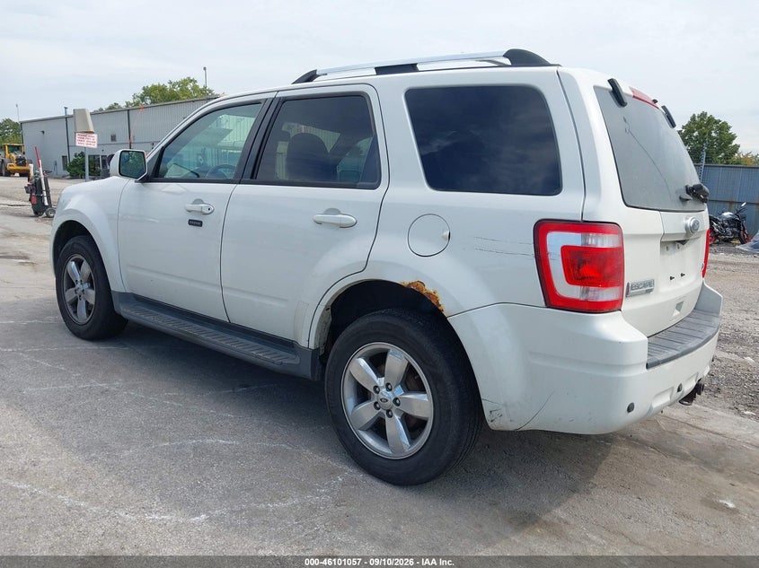 Vin: 1fmcu9eg1ckc05844, lot: 46600715, ford escape limited 20123