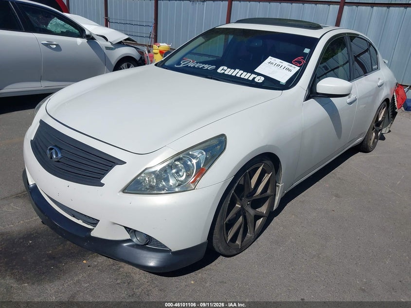 2013 Infiniti G, Rear, IAAI, VIN JN1CV6AR5DM354483 — photo 2