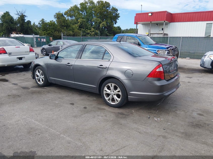 Vin: 3fahp0ha5cr384816, lot: 46600811, ford fusion se 20123