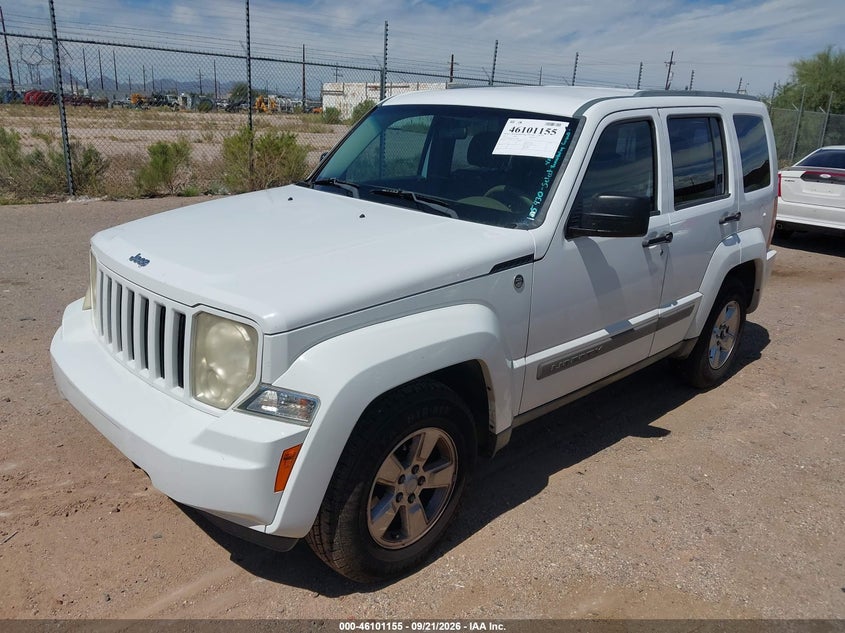 Vin: 1c4pjmak5cw105430, lot: 46600813, jeep liberty sport 20122