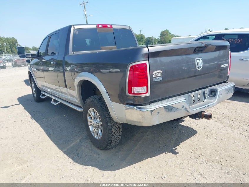 Vin: 3c6ur5nj1eg231876, lot: 46600843, ram 2500 laramie 20143