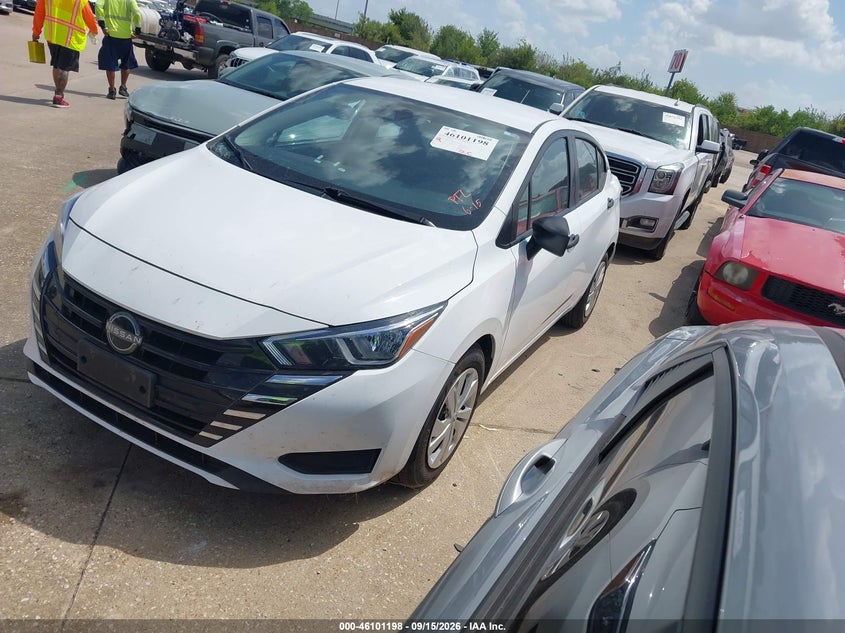 Vin: 3n1cn8dv8pl838344, lot: 46600856, nissan versa 1.6 s xtronic cvt 20232