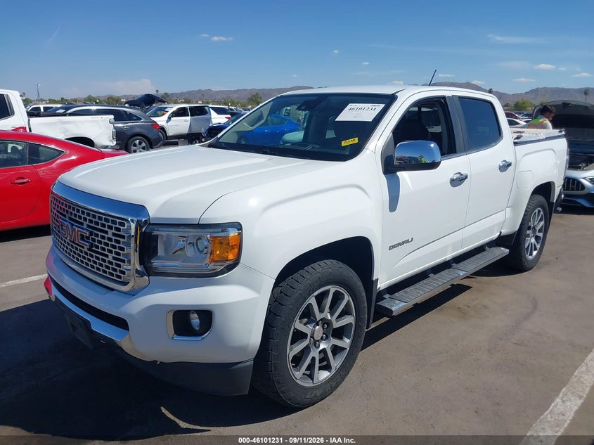 Vin: 1gtg6een2h1289063, lot: 46600889, gmc canyon denali 20172