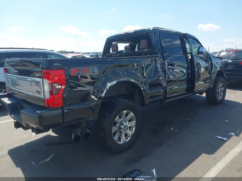 Vin: 1ft7w2bt7jec35791, lot: 46600890, ford f-250 platinum 20184