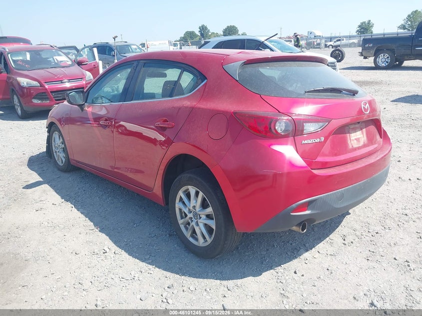 Vin: 3mzbm1l75fm135747, lot: 46600903, mazda mazda3 i touring 20153