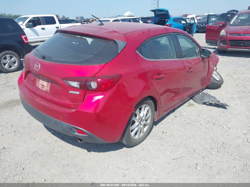 Vin: 3mzbm1l75fm135747, lot: 46600903, mazda mazda3 i touring 20154