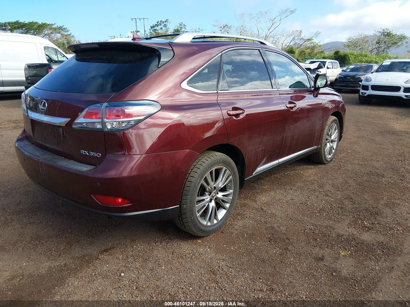 Vin: 2t2bk1ba8dc170127, lot: 46600905, lexus rx 350 20134