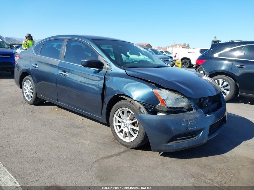 Vin: 3n1ab7ap3dl733349, lot: 46600925, nissan sentra sv 2013 img_1