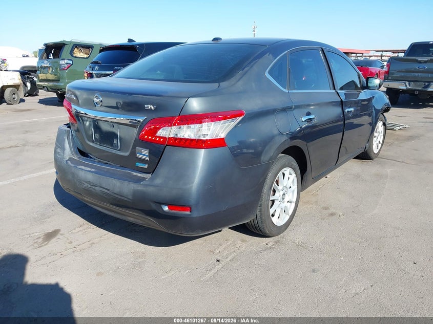 Vin: 3n1ab7ap3dl733349, lot: 46600925, nissan sentra sv 20134
