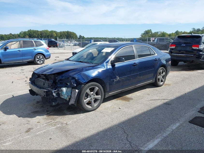 Vin: 1g1zc5e16bf190442, lot: 46600934, chevrolet malibu 1lt 20112