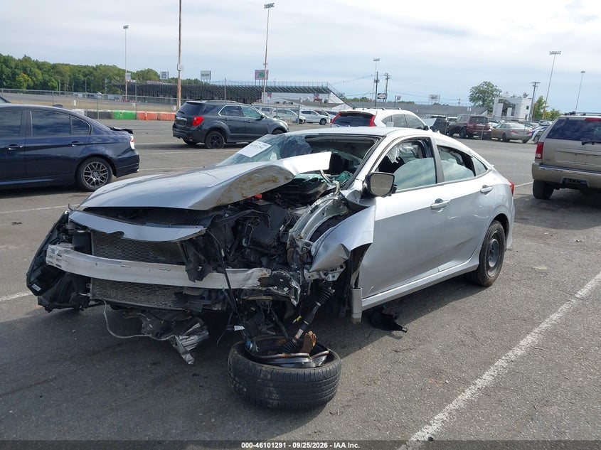 Vin: 2hgfc2f67lh593110, lot: 46600949, honda civic lx 20202
