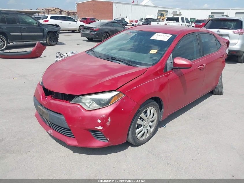 Vin: 5yfburhe8ep147519, lot: 46600968, toyota corolla le 20142
