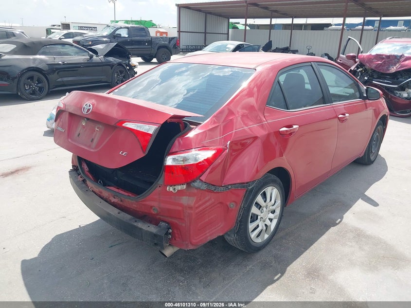 Vin: 5yfburhe8ep147519, lot: 46600968, toyota corolla le 20144
