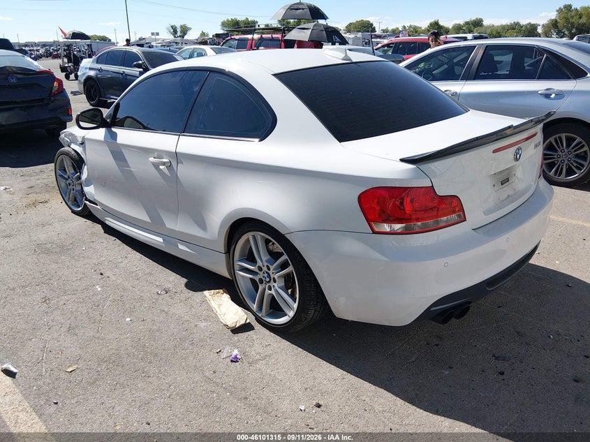 Vin: wbauc9c51dvy60516, lot: 46600973, bmw 135i 20133