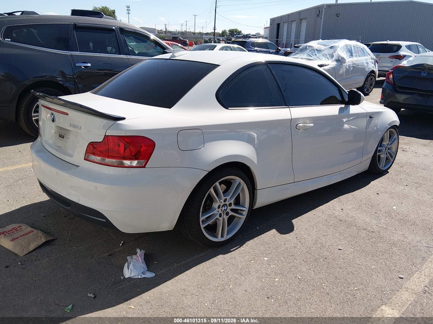 Vin: wbauc9c51dvy60516, lot: 46600973, bmw 135i 20134