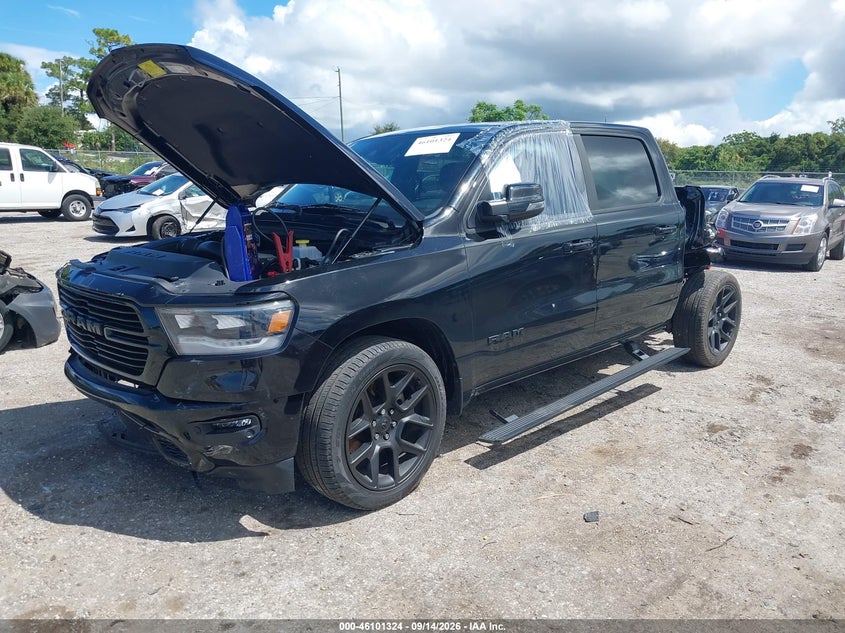 Vin: 1c6rrejt8pn608209, lot: 46600982, ram 1500 laramie  4x2 5'7 box 20232