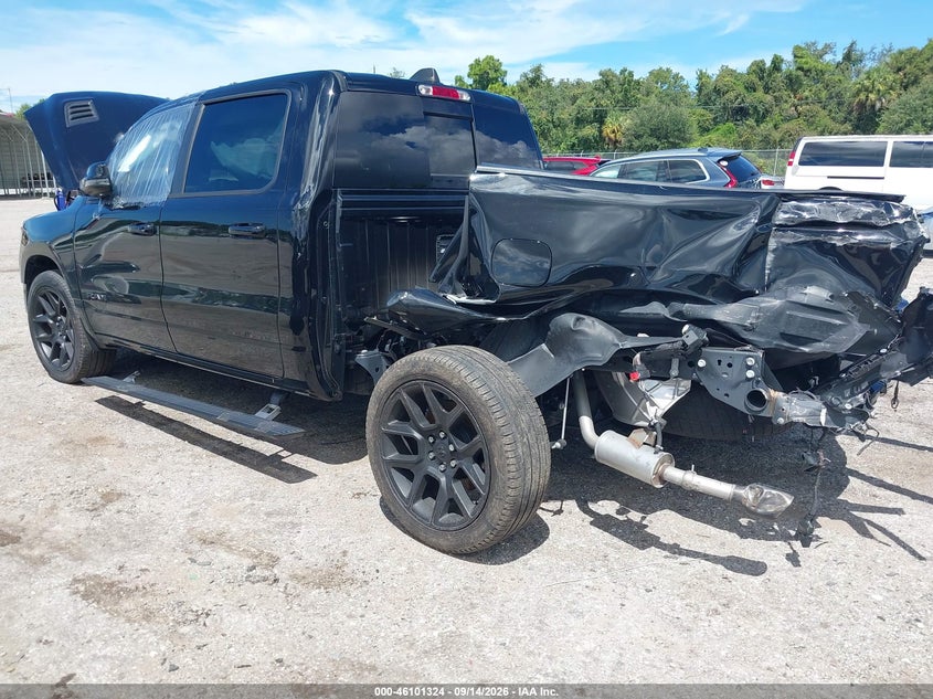 Vin: 1c6rrejt8pn608209, lot: 46600982, ram 1500 laramie  4x2 5'7 box 20233