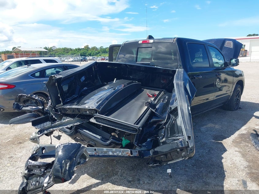 Vin: 1c6rrejt8pn608209, lot: 46600982, ram 1500 laramie  4x2 5'7 box 20234