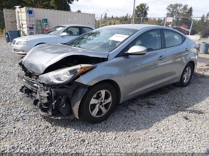 Vin: 5npdh4ae4fh582644, lot: 46601022, hyundai elantra se 20152