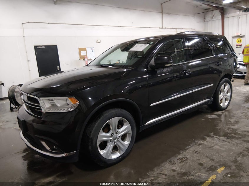 Vin: 1c4rdjdg8ec976249, lot: 46601035, dodge durango limited 20142