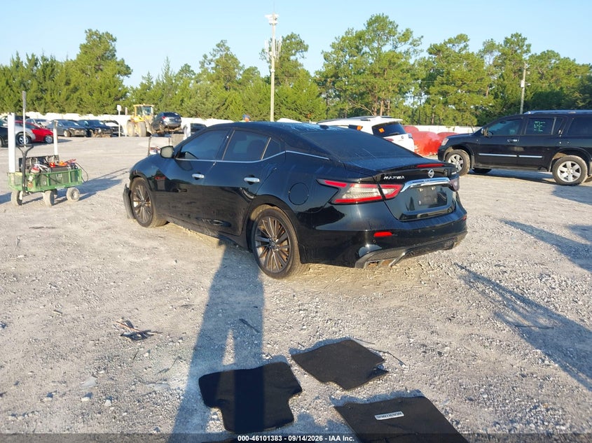 Vin: 1n4aa6av9kc378758, lot: 46601041, nissan maxima 3.5 platinum 20193