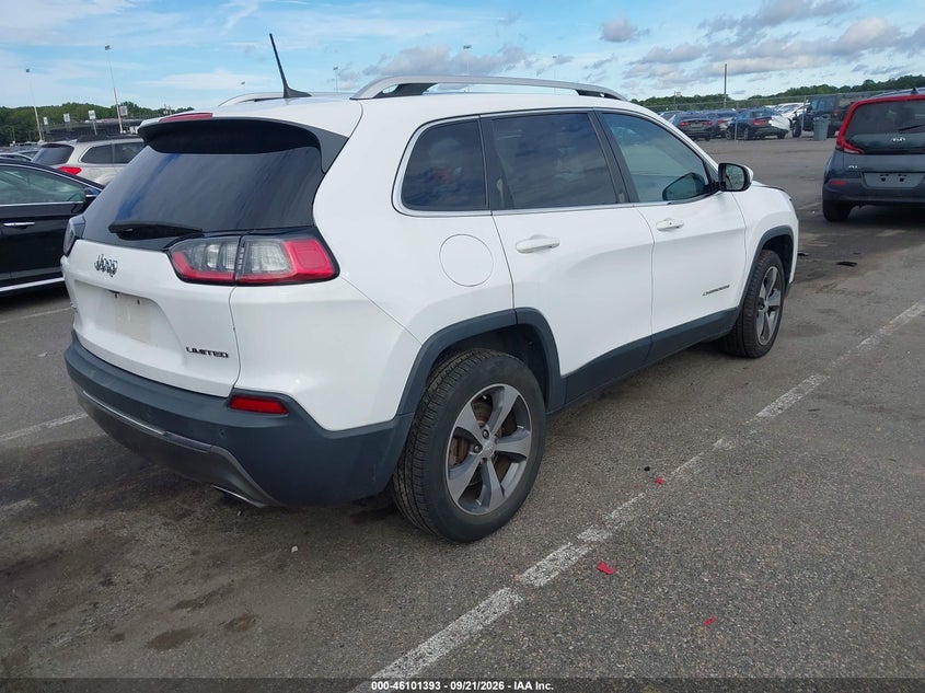 Vin: 1c4pjmdx0kd103263, lot: 46601053, jeep cherokee limited 4x4 20194