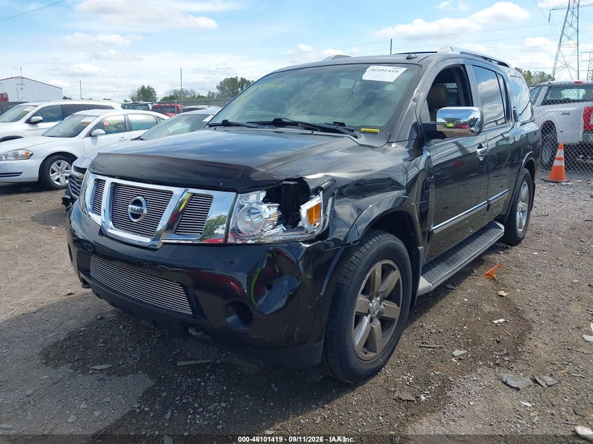 Vin: 5n1aa0nc4dn606376, lot: 46601077, nissan armada platinum 20132