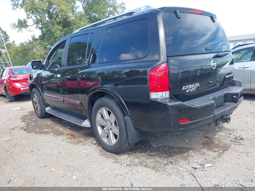 Vin: 5n1aa0nc4dn606376, lot: 46601077, nissan armada platinum 20133