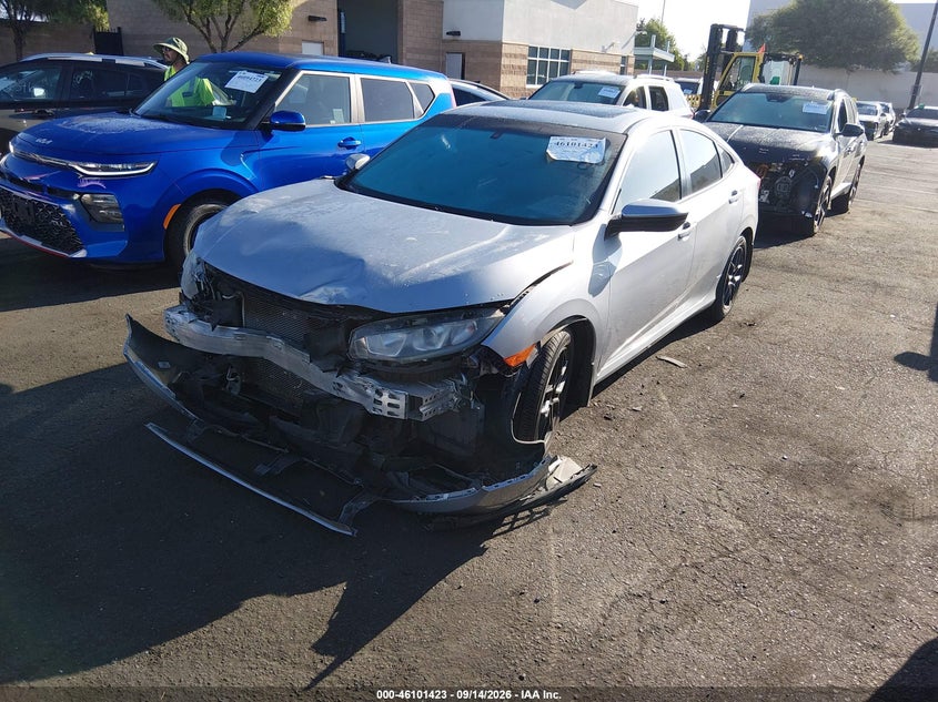 Vin: 2hgfc2f76jh577843, lot: 46601081, honda civic ex 20182