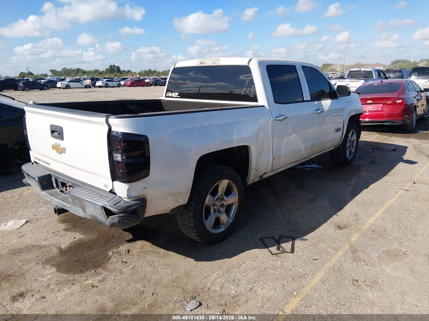Vin: 3gcpcrec4hg353216, lot: 46601088, chevrolet silverado 1500 1lt 20174