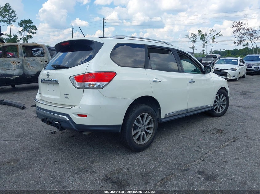 Vin: 5n1ar2mm4gc631549, lot: 46601126, nissan pathfinder sl 20164