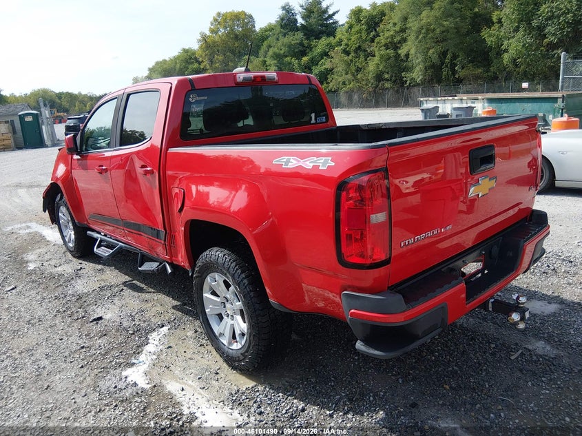 Vin: 1gcgtcen7k1108365, lot: 46601148, chevrolet colorado lt 20193