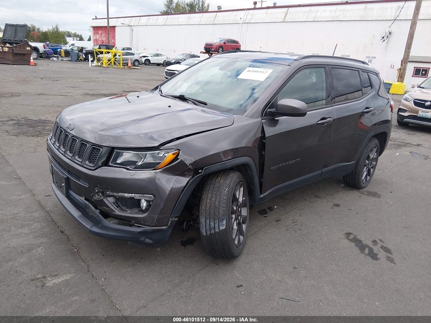 Vin: 3c4njdeb3mt516737, lot: 46601170, jeep compass 80th anniversary 4x4 20212