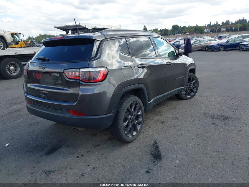 Vin: 3c4njdeb3mt516737, lot: 46601170, jeep compass 80th anniversary 4x4 20214