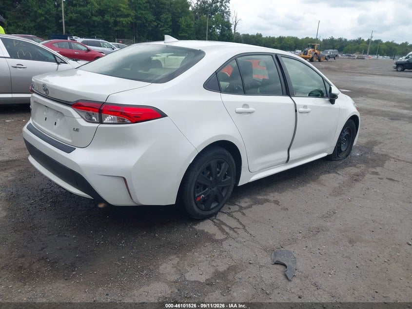 Vin: jtdeprae4lj014580, lot: 46601184, toyota corolla le 20204