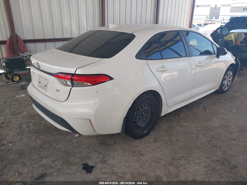 Vin: jtdeprae8lj082719, lot: 46601187, toyota corolla le 20204