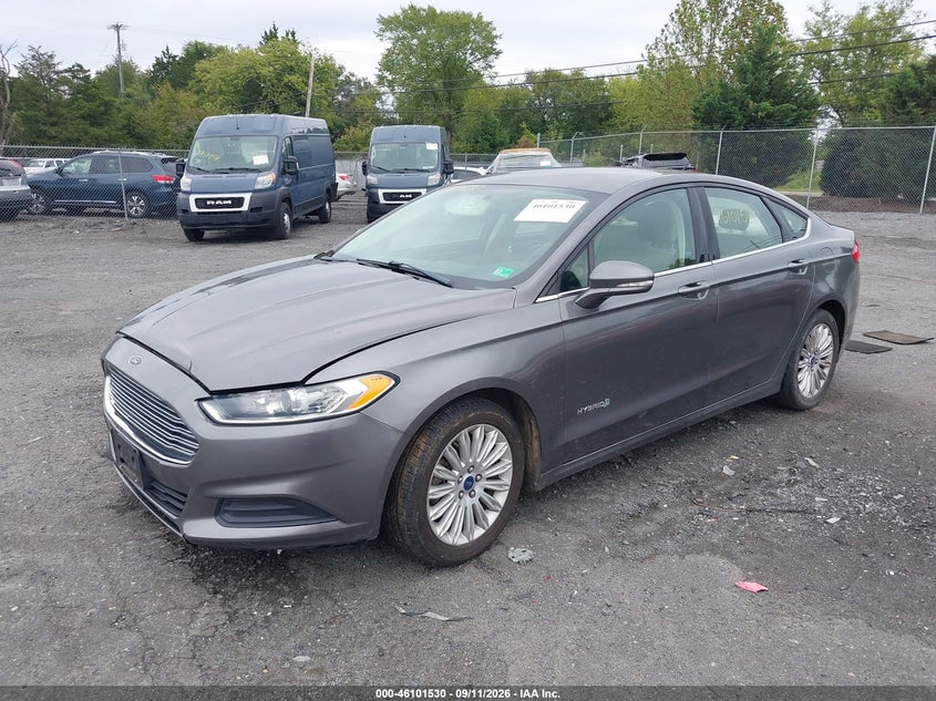 Vin: 3fa6p0lu4er350782, lot: 46601188, ford fusion hybrid se 20142