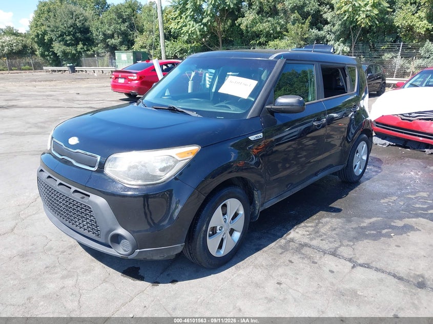 Vin: kndjn2a2xg7298396, lot: 46601221, kia soul 20162