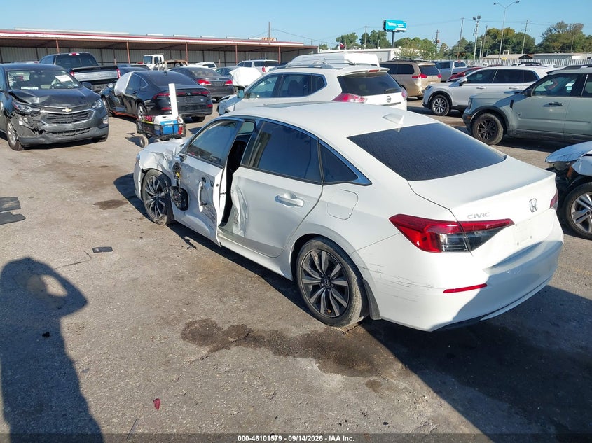 Vin: 2hgfe1f76rh328295, lot: 46601237, honda civic ex 20243