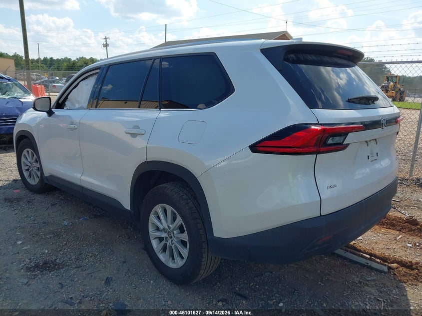Vin: 5tdaaab54rs055464, lot: 46601285, toyota grand highlander xle 20243