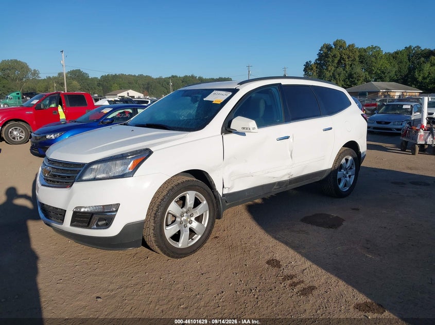 Vin: 1gnkvgkd8hj284378, lot: 46601287, chevrolet traverse 1lt 20172