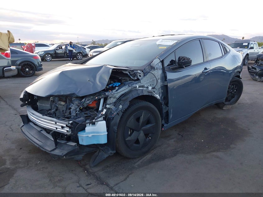 Vin: jtdacaau7p3004817, lot: 46601291, toyota prius le 20232